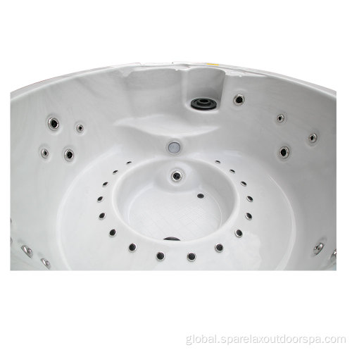 Acrylic Round 2M Massage Outdoor Whirlpool